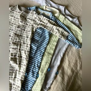 Bundle of 0-3 Month Magnetic Me Simply Organic Cotton Coveralls